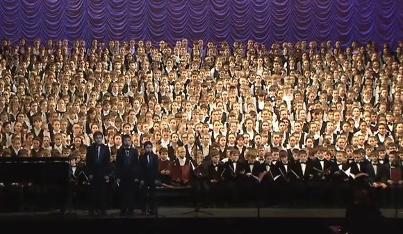 Детский хор России, Валерий Гергиев и симфонический оркестр Мариинского театра. Концерт